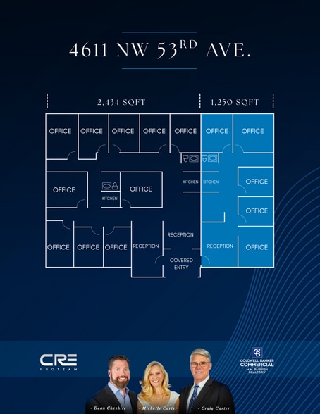 4611 NW 53rd Ave, Gainesville, FL à louer - Plan d’étage – Image 2 sur 17
