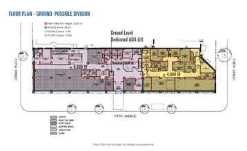 1432-1454 5th Ave, New York, NY à louer Plan d’étage– Image 1 sur 7