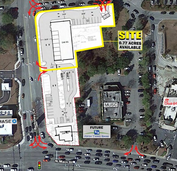 1306 N Main St, Summerville, SC à louer - Aérien – Image 2 sur 2