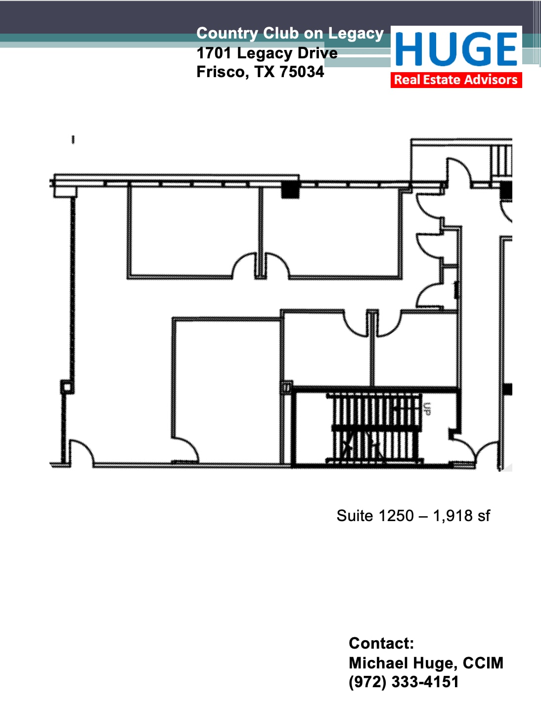 1701 Legacy Dr, Frisco, TX à louer Plan d’étage– Image 1 sur 1