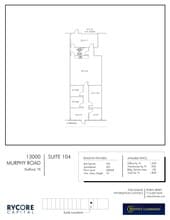 13000 Murphy Rd, Stafford, TX à louer Plan d’étage– Image 1 sur 1