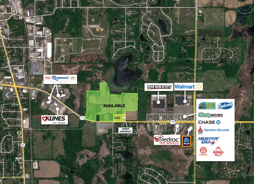 IL Route 173 & Brown Rd, Antioch, IL à vendre - Autre – Image 2 sur 3