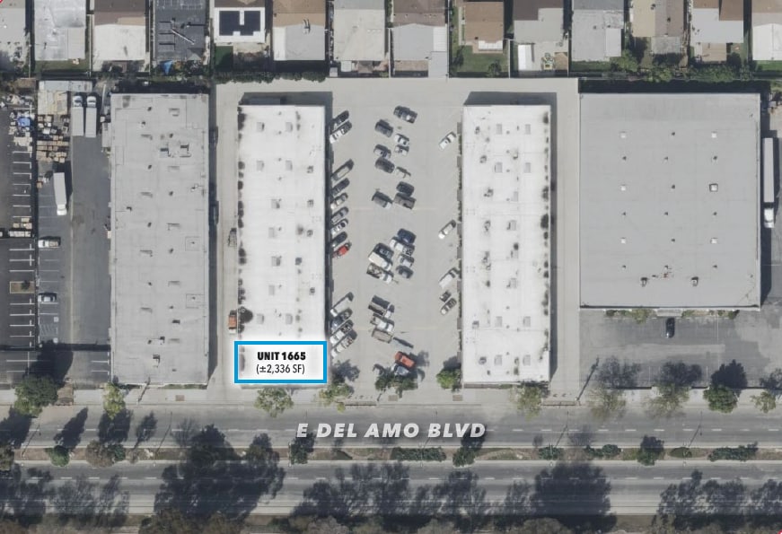 1663-1677 E Del Amo Blvd, Carson, CA à louer Plan de site– Image 1 sur 1