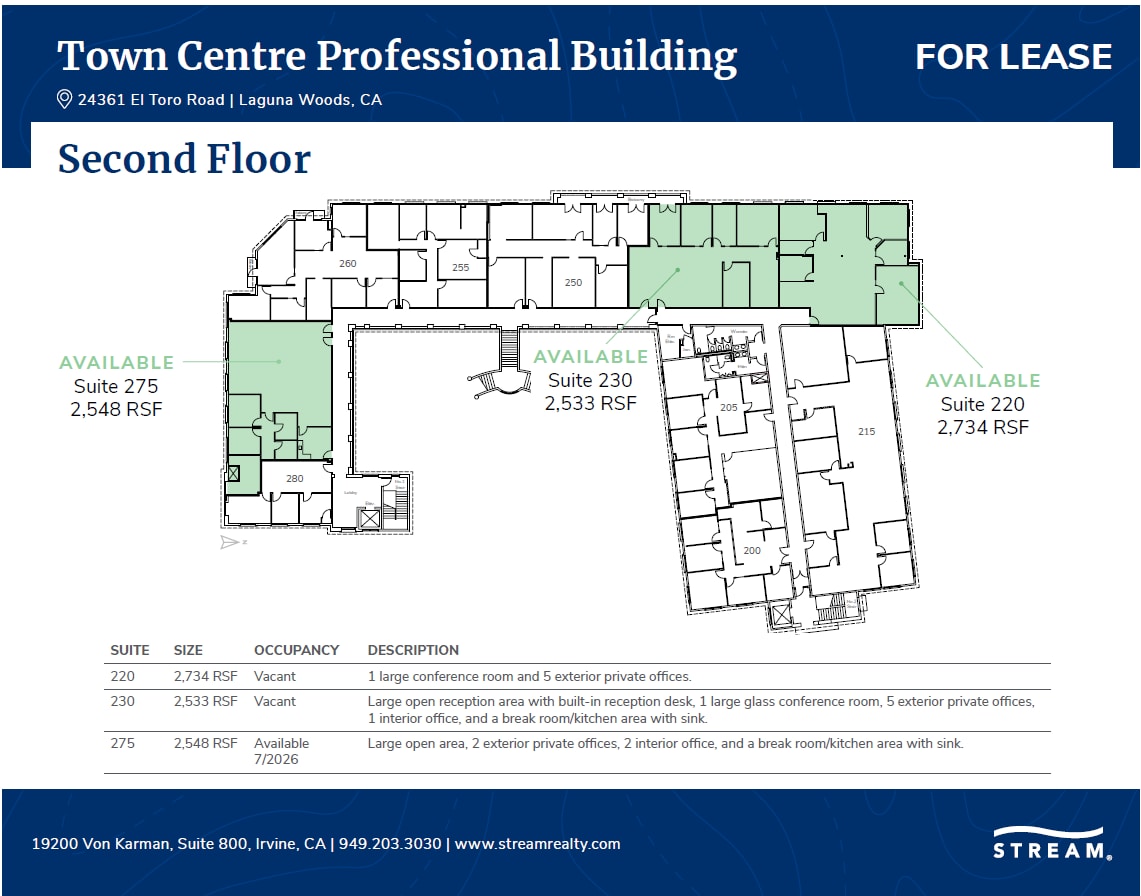 24361 El Toro Rd, Laguna Woods, CA à louer Plan d’étage– Image 1 sur 1
