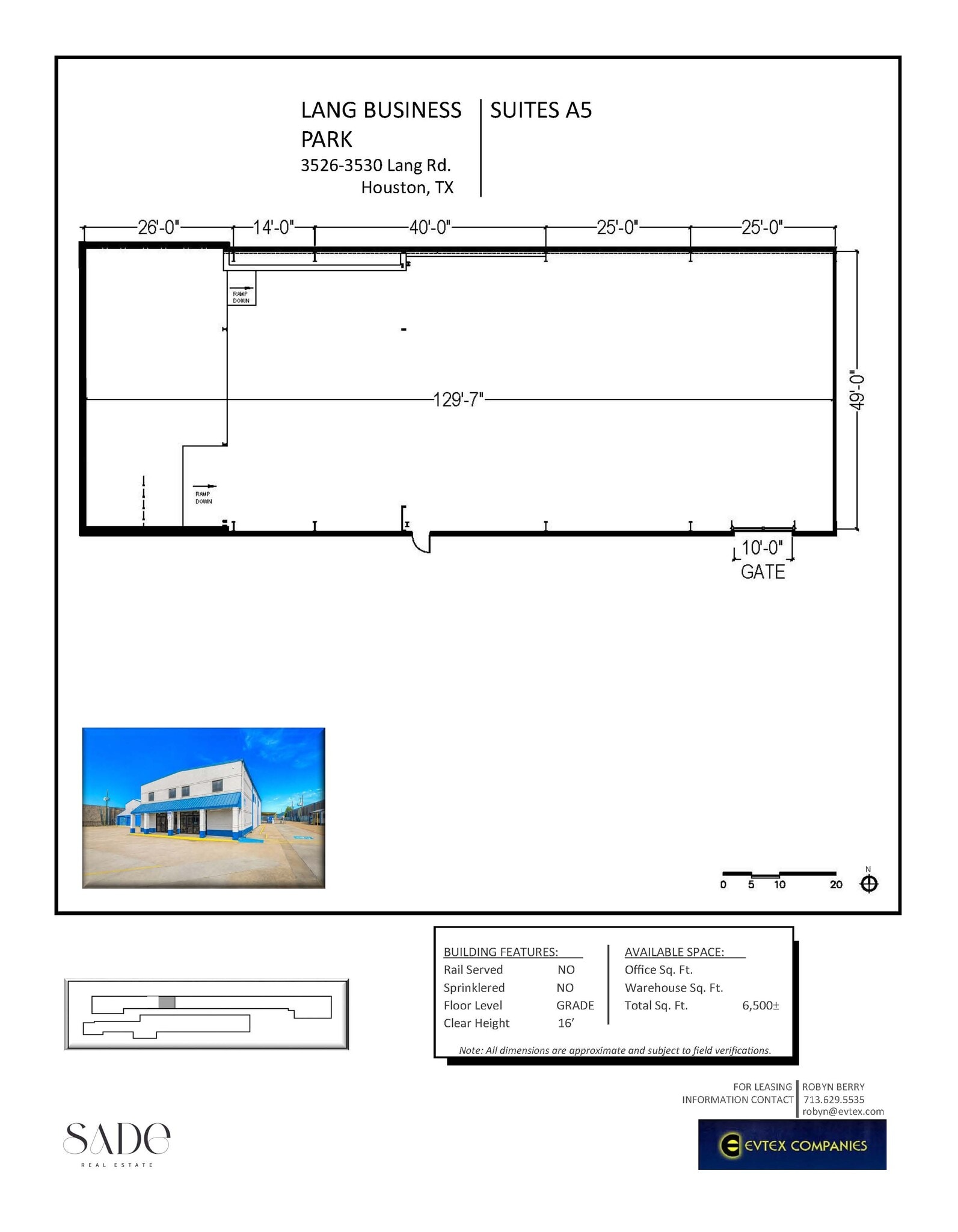 3526-3530 Lang Rd, Houston, TX à louer Plan d’étage– Image 1 sur 1