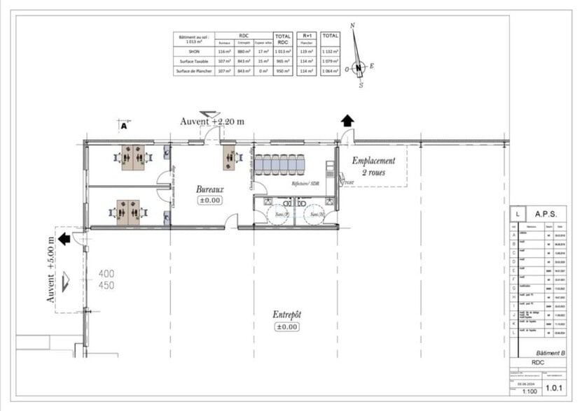 Local d’activités dans Saint-Quentin-Fallavier à louer - Plan d’étage – Image 2 sur 2