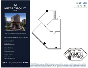 4600 S Ulster St, Denver, CO à louer Plan d’étage– Image 1 sur 1