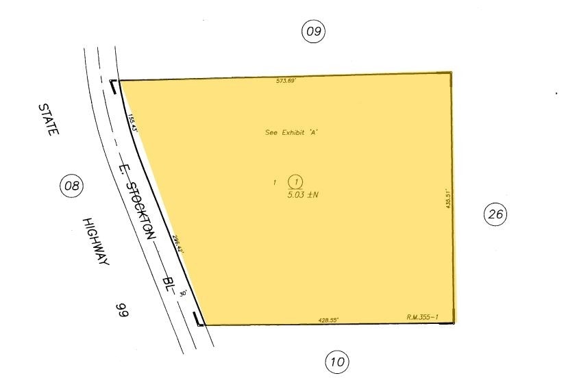 9381 E Stockton Blvd, Elk Grove, CA à vendre - Plan cadastral – Image 3 sur 17