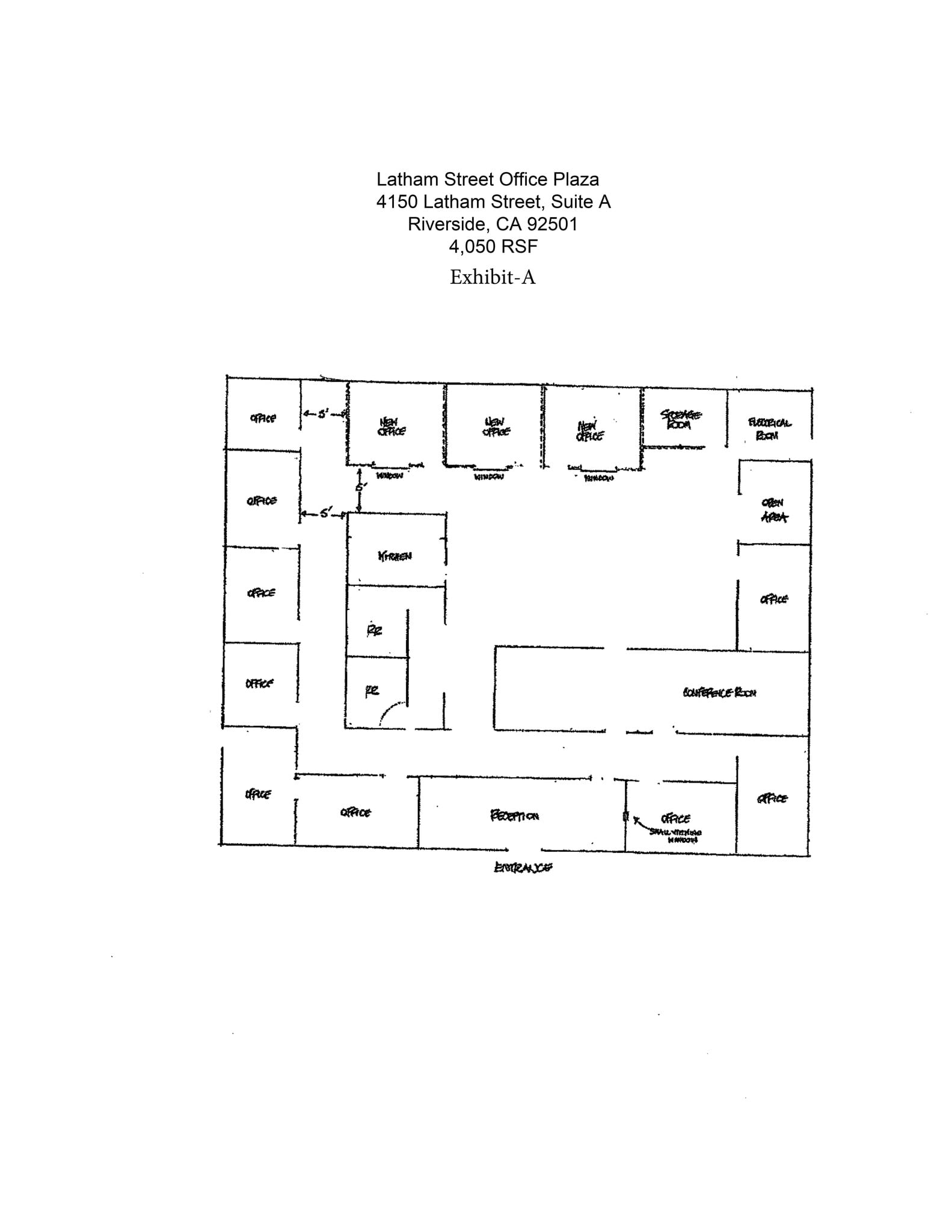 4100 Latham St, Riverside, CA à louer Plan de site– Image 1 sur 1