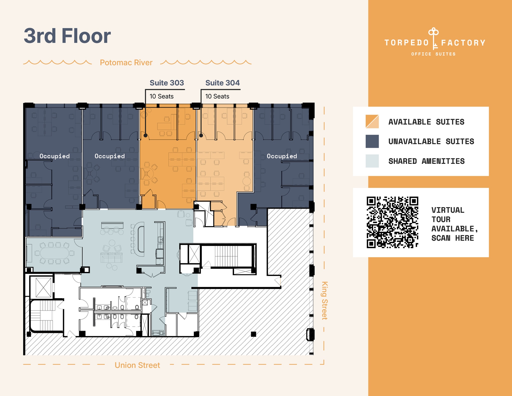 101 N Union St, Alexandria, VA à louer Plan d’étage– Image 1 sur 3