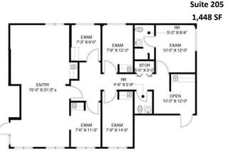 1717 Precinct Line Rd, Hurst, TX à louer Plan d’étage– Image 1 sur 1