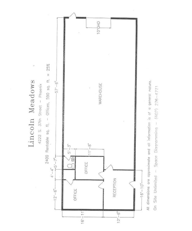 4208-4248 S 36th Pl, Phoenix, AZ à louer Plan d’étage– Image 1 sur 1