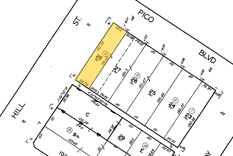 160-166 W Pico Blvd, Los Angeles, CA à louer - Plan cadastral – Image 2 sur 62