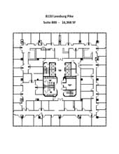 8133 Leesburg Pike, Vienna, VA à louer Plan de site– Image 2 sur 2