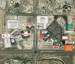 1017-1124 N Market Plz, Pueblo, CO - VUE AÉRIENNE vue de carte