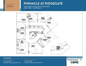 10535 Park Meadows Blvd, Lone Tree, CO à louer Plan d’étage– Image 1 sur 1