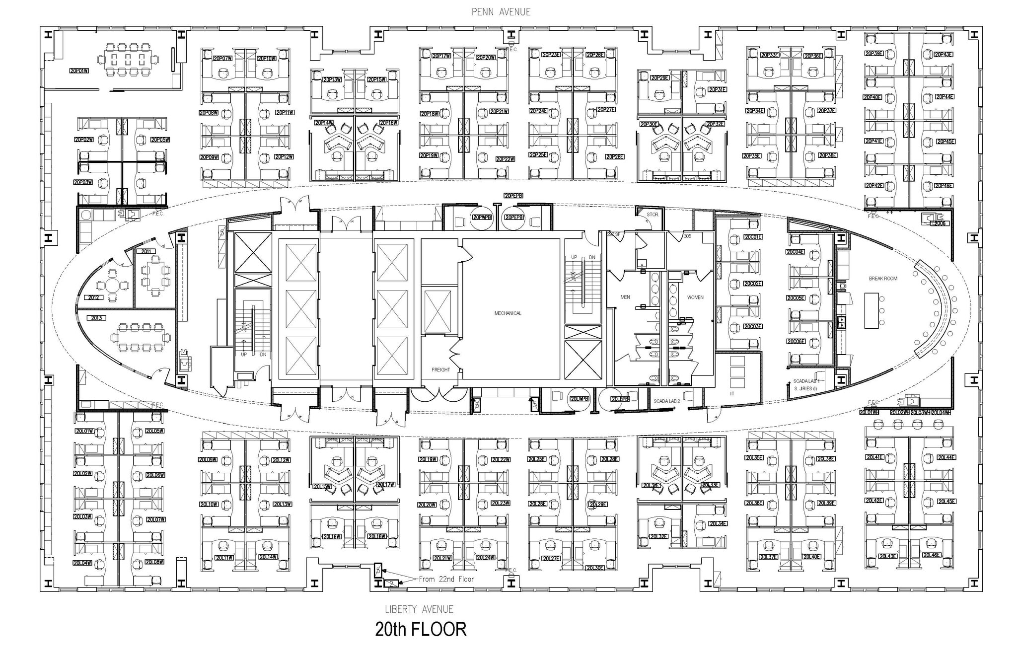 625 Liberty Ave, Pittsburgh, PA à louer Plan d’étage– Image 1 sur 1