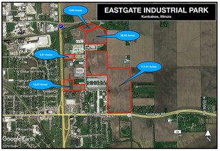 2700 Eastgate Industrial Pky, Kankakee, IL - VUE AÉRIENNE  vue de carte