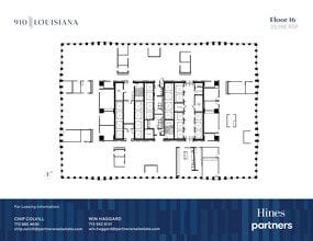 910 Louisiana St, Houston, TX à louer Plan d’étage– Image 1 sur 1