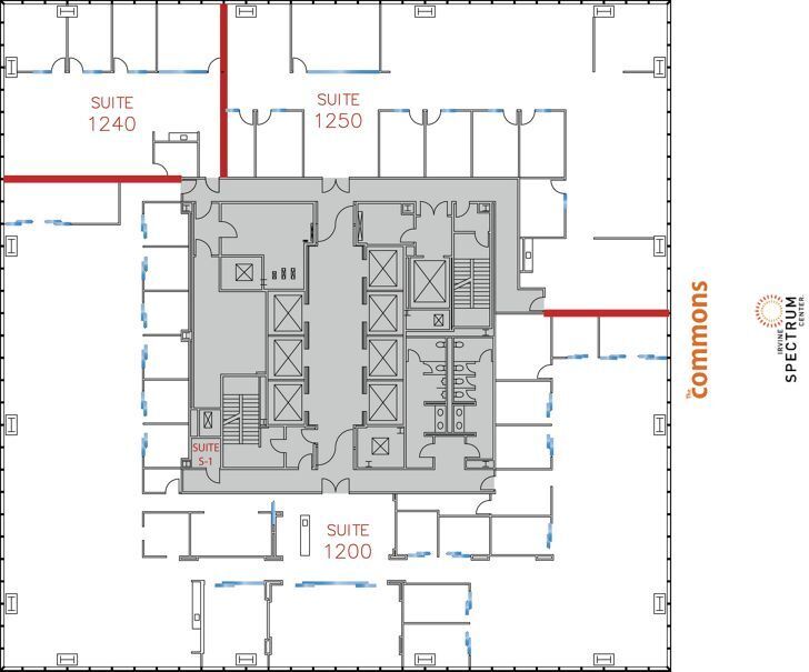 400 Spectrum Center Dr, Irvine, CA à louer Plan d’étage– Image 1 sur 1