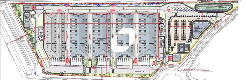 Industriel/Logistique dans Escrennes à louer - Plan d’étage – Image 2 sur 2