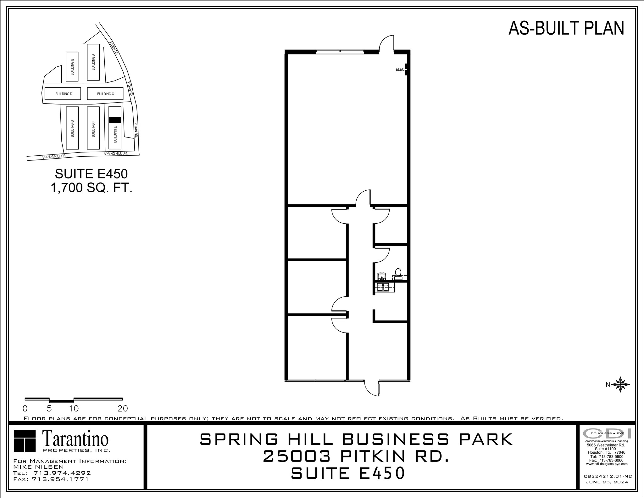 25003 Pitkin Rd, Spring, TX à louer Plan de site– Image 1 sur 6