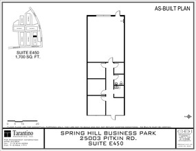 25003 Pitkin Rd, Spring, TX à louer Plan de site– Image 1 sur 6