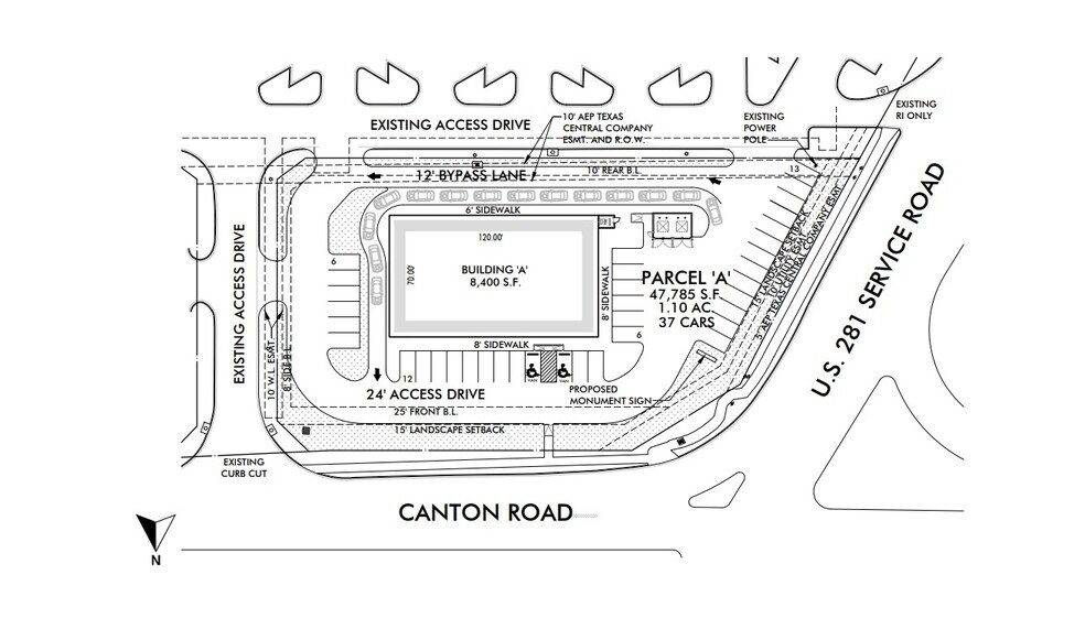 Highway 281 & Canton Rd, Edinburg, TX à louer - Plan de site – Image 3 sur 3