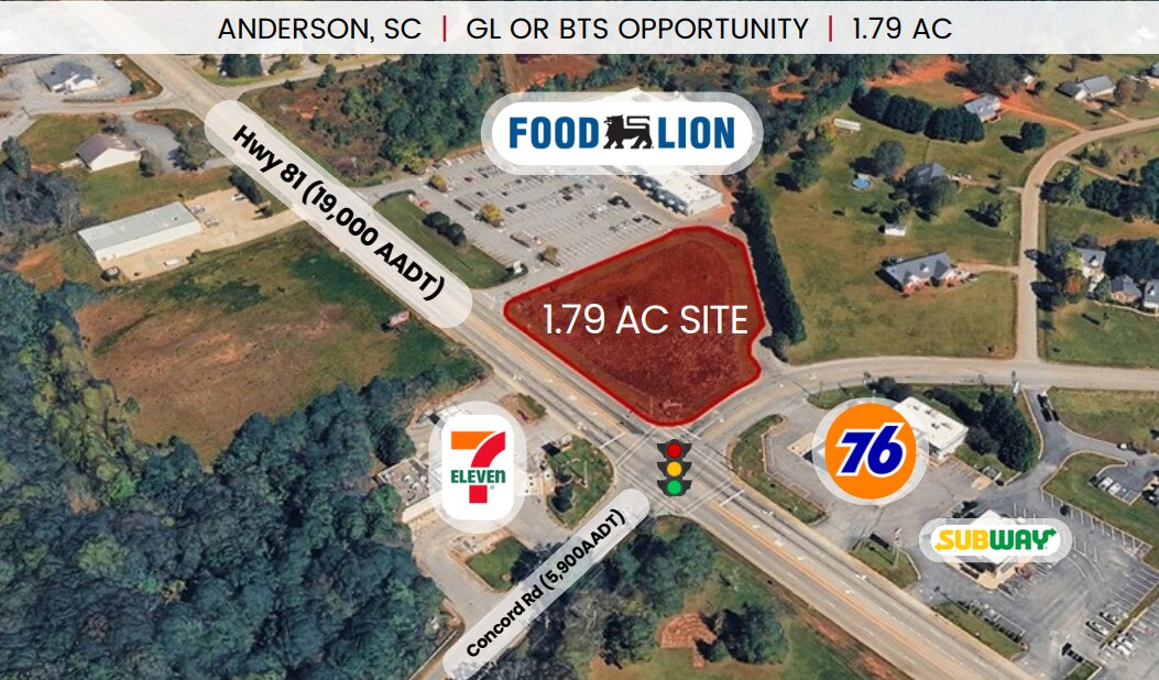 3700 N Hwy 81, Anderson, SC à louer Photo de l’immeuble– Image 1 sur 2