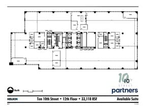10 10th St, Atlanta, GA à louer Plan d’étage– Image 1 sur 1