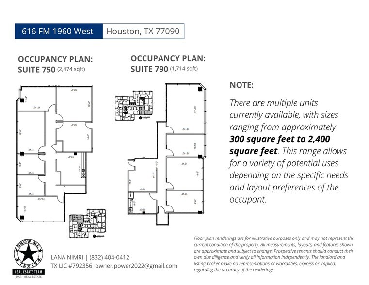 616 FM 1960 Rd W, Houston, TX à louer - Plan d’étage – Image 3 sur 3