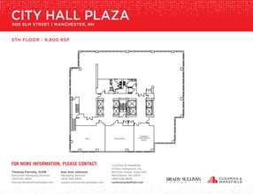 900 Elm St, Manchester, NH à louer Plan d’étage– Image 1 sur 1