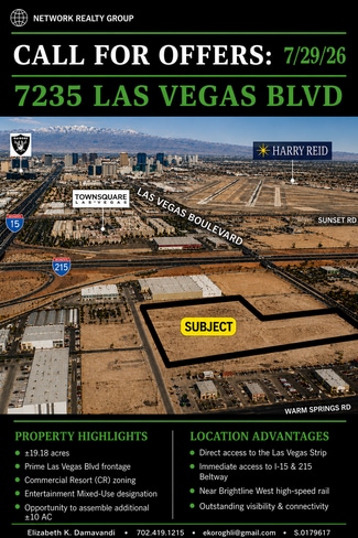 Plus de détails pour 7235 Las Vegas Blvd, Las Vegas, NV - Terrain à vendre