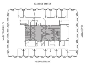 505 Sansome St, San Francisco, CA à louer Plan d’étage– Image 1 sur 1