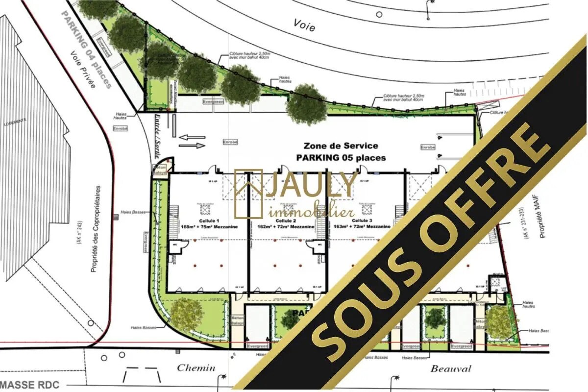 Chemin De Beauval, Meaux à vendre Plan de site– Image 1 sur 9
