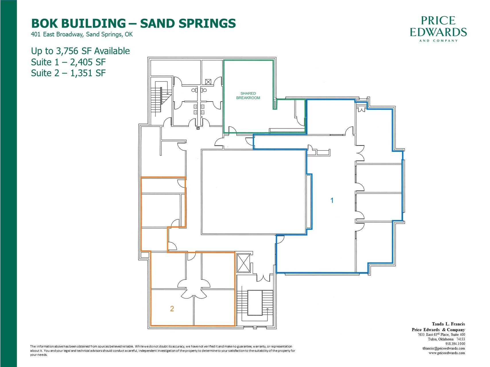 401 E Broadway St, Sand Springs, OK à louer Photo de l’immeuble– Image 1 sur 1