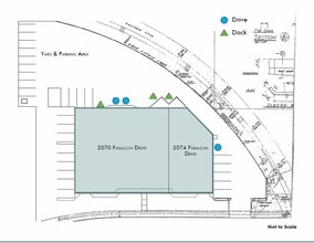 2070-2074 Farallon Dr, San Leandro, CA à louer Plan de site– Image 2 sur 2
