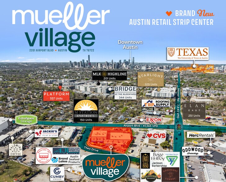 2201 Airport Blvd, Austin, TX à vendre - Photo de l’immeuble – Image 1 sur 3