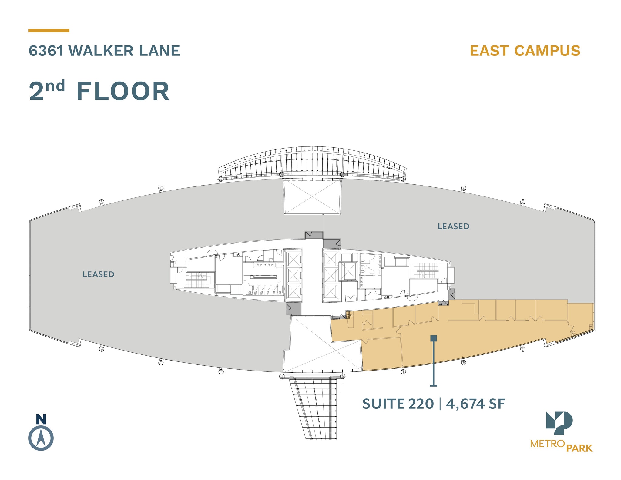 6350 Walker Ln, Alexandria, VA à louer Plan d’étage– Image 1 sur 1
