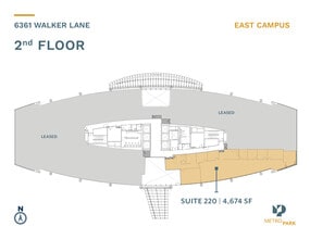 6350 Walker Ln, Alexandria, VA à louer Plan d’étage– Image 1 sur 1