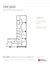 3550 N Central Ave, Phoenix, AZ à louer Plan d’étage– Image 1 sur 1