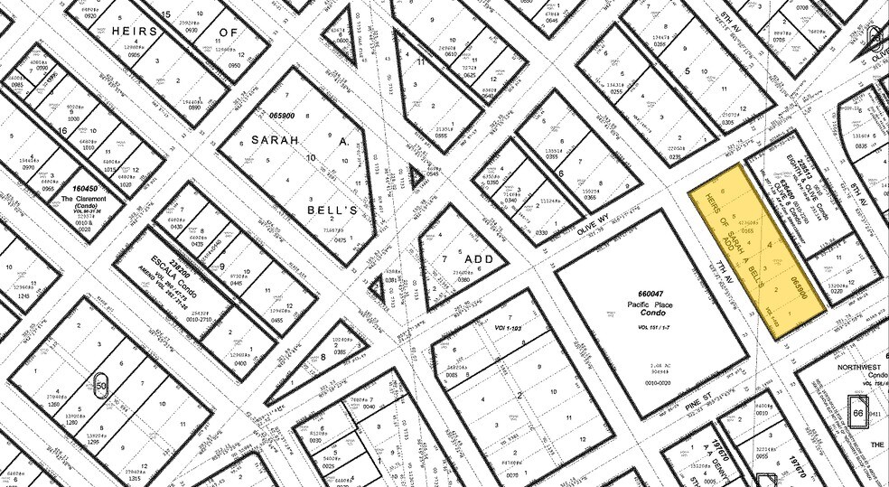 1600 7th Ave, Seattle, WA à louer - Plan cadastral – Image 2 sur 24