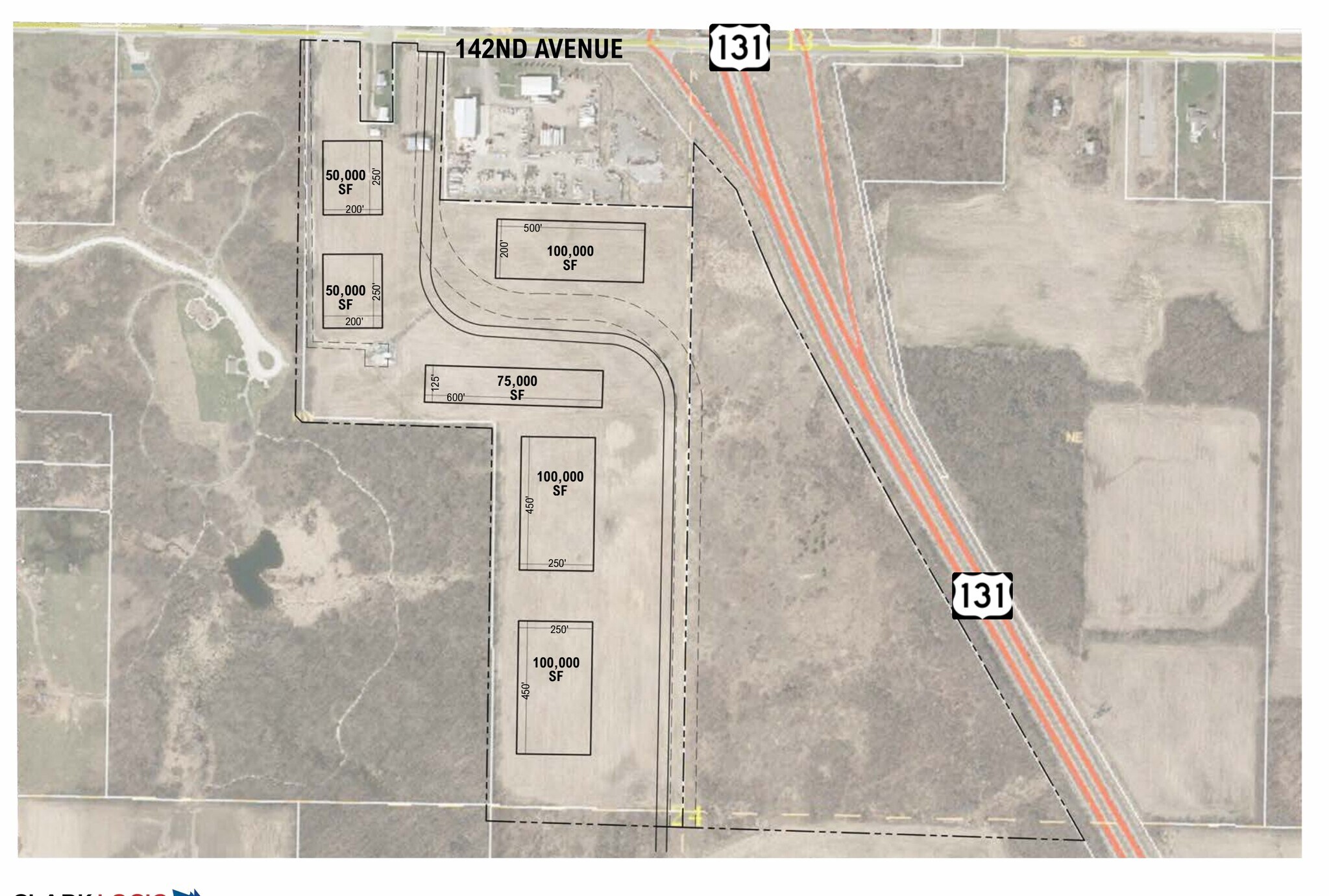 0 142nd Ave, Wayland, MI à louer Plan de site– Image 1 sur 2