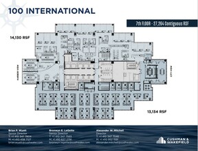 100 International Dr, Baltimore, MD à louer Plan d’étage– Image 1 sur 1
