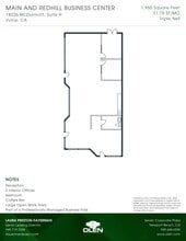 1200 Main St, Irvine, CA à louer Plan d’étage– Image 1 sur 1