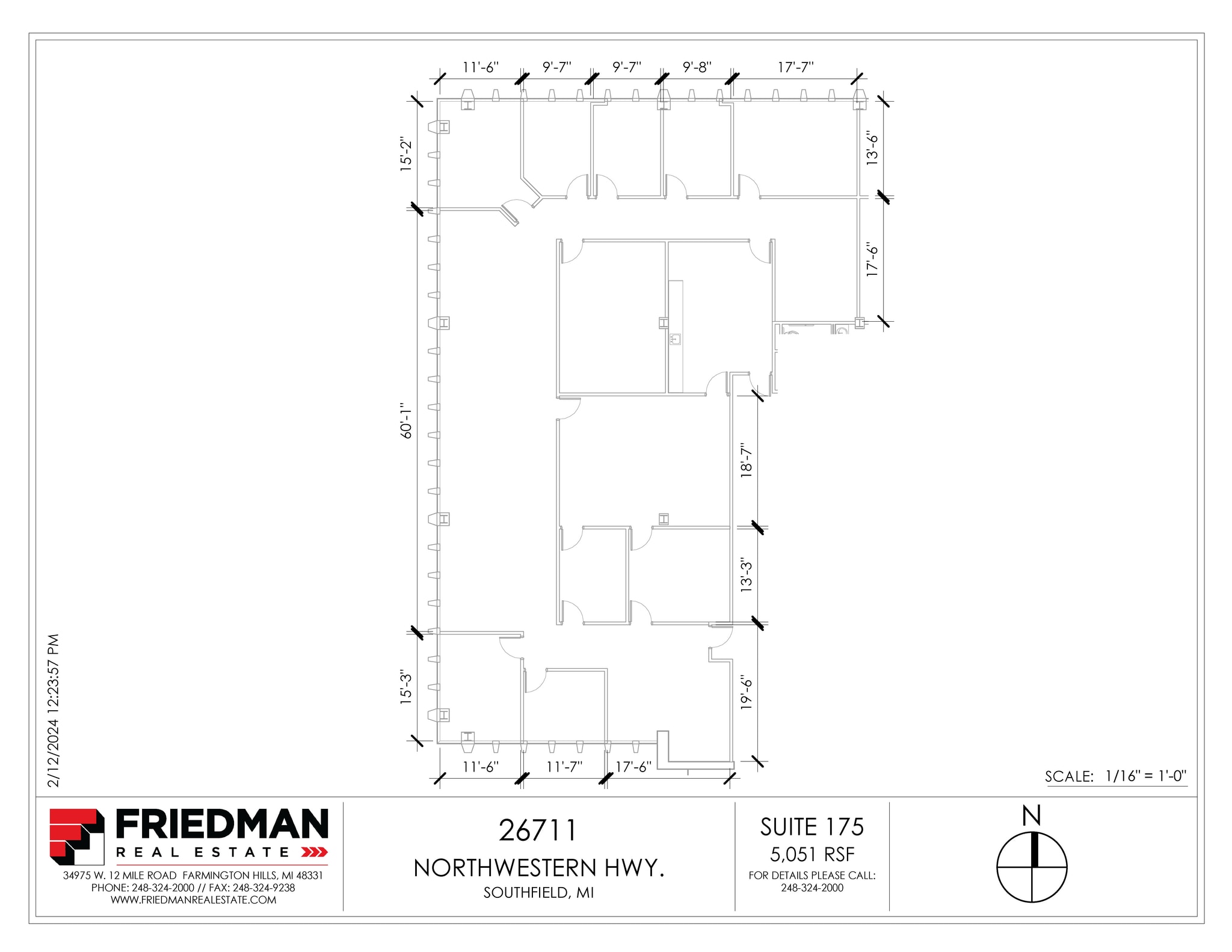 26711 Northwestern Hwy, Southfield, MI à vendre Plan d’étage– Image 1 sur 1