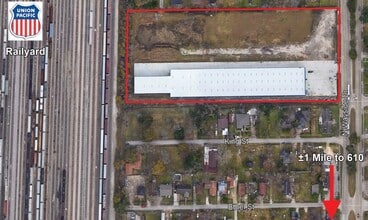 6511 N Wayside Dr, Houston, TX - Vue aérienne  vue de carte
