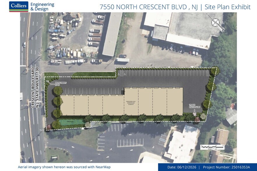 7550 N Crescent Blvd, Pennsauken, NJ à louer - Photo de l’immeuble – Image 2 sur 11