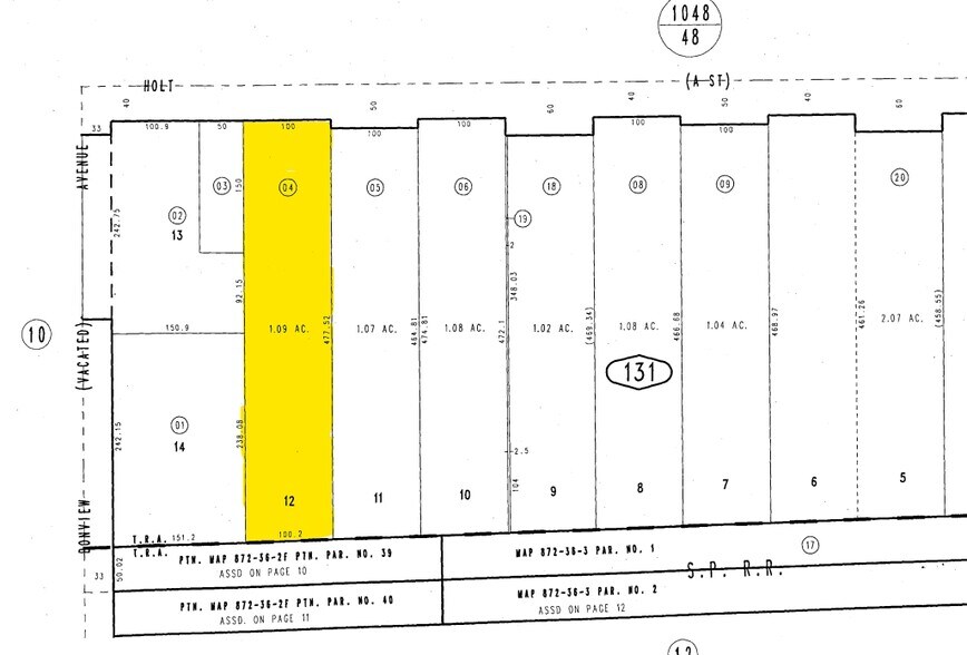 918 E Holt Blvd, Ontario, CA à louer - Plan cadastral – Image 2 sur 25