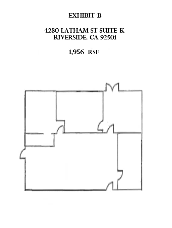 4100 Latham St, Riverside, CA à louer Plan d’étage– Image 1 sur 1